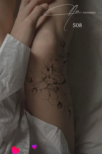Fine line tattoo design 10 — Nia Tattooing