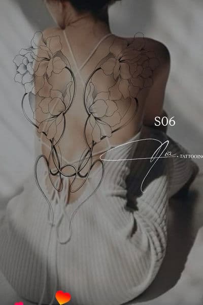 Fine line tattoo design 7 — Nia Tattooing